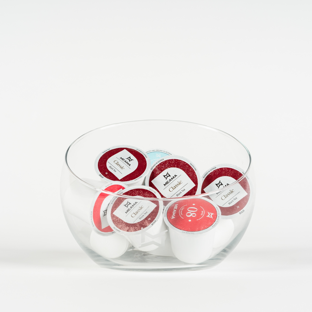 Asymmetric glass holder | 18 cm