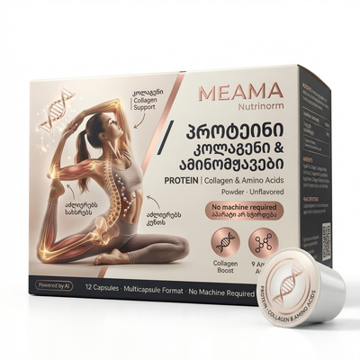 პროტეინი კოლაგენი და ამინომჟავები PRE-ORDER