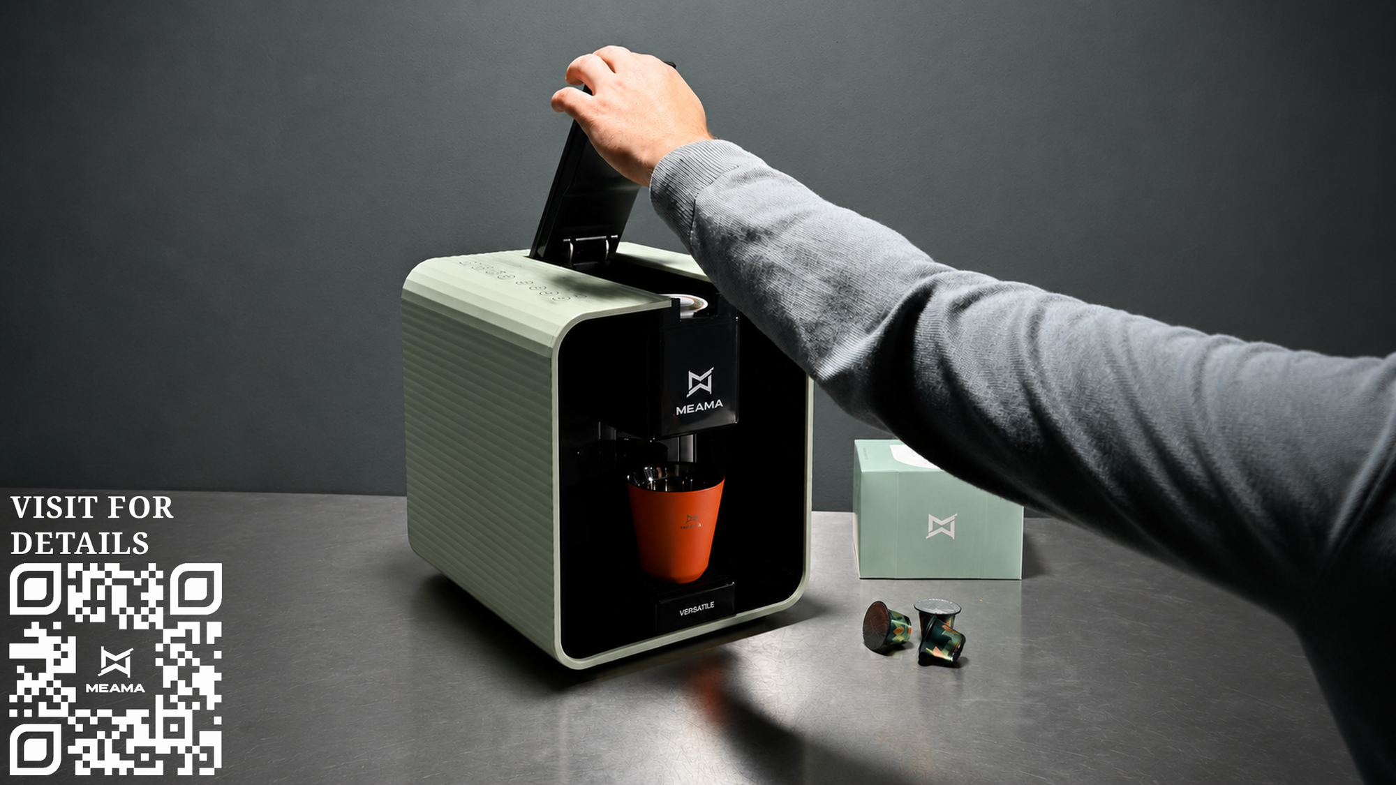 Coffee machine, left view